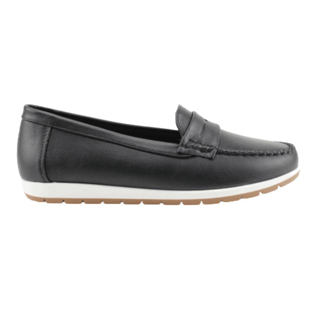 MOCASIN NEW WALK BIANCA NEGRO | FM1240-90-0