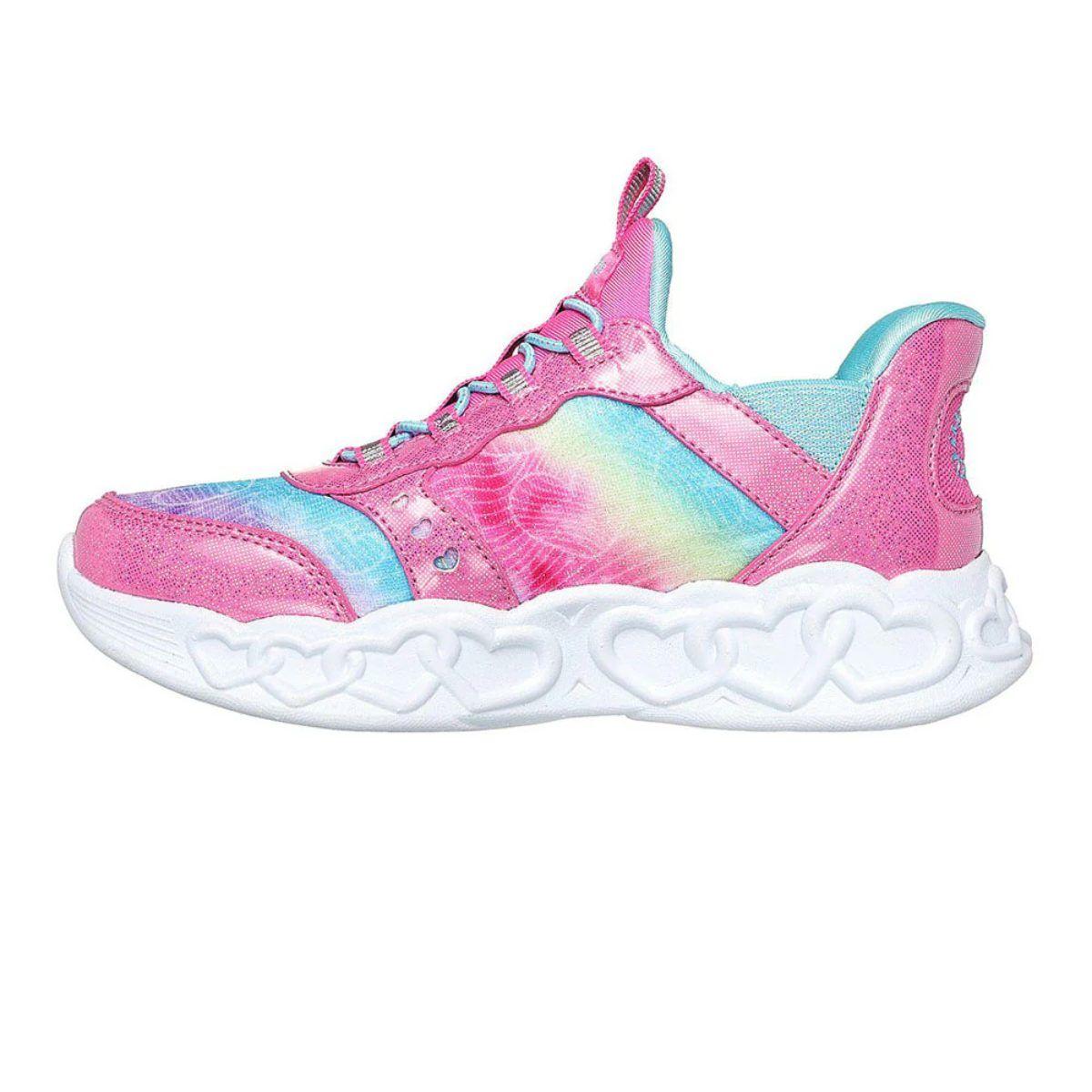 ZAPATILLAS SKECHERS SLIP INS HEART LIGHTS INFINITE NIÑA 303755L-PKMT-2