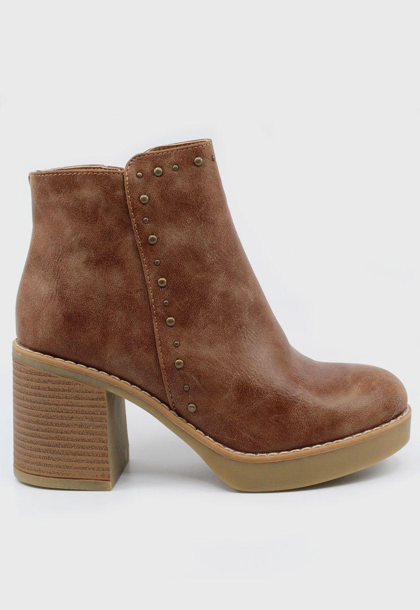 BOTIN STYLO CECI COFFEE 20W017CF-1