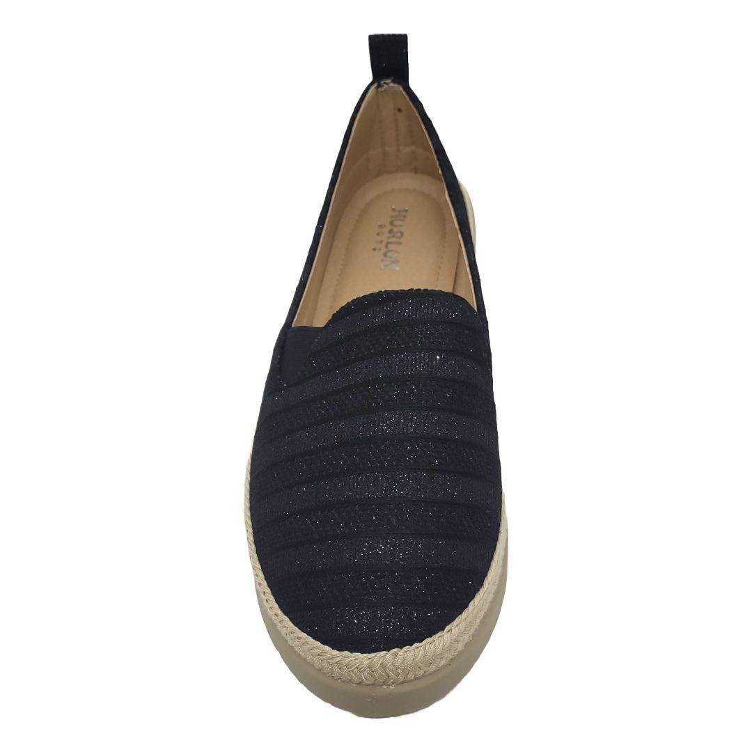 ALPARGATA HUALUNAOTE MUJER NEGRAS | HLD-628A-4