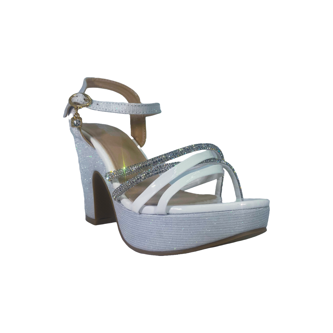 SANDALIAS DE FIESTA AGUXI WHITE 2083-1