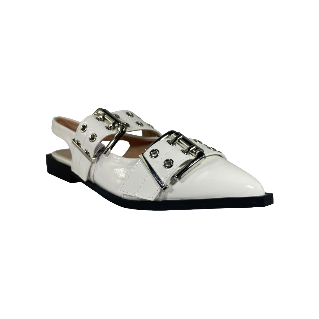 ZAPATOS TIPO PUNTILLA MD BLANCO MUJER 5K02-10-1