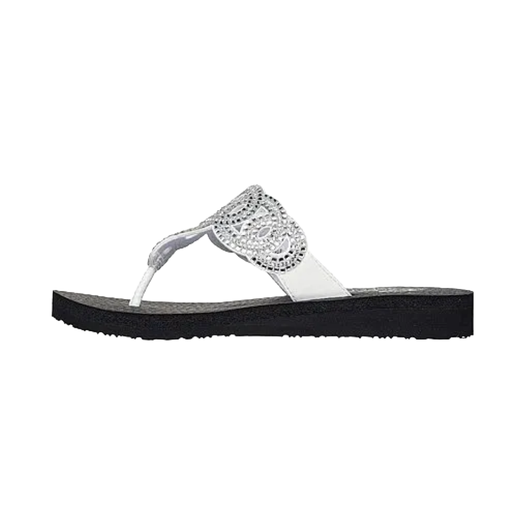 SANDALIAS SKECHERS GLAMOUR MUJER 120050-WHT-3