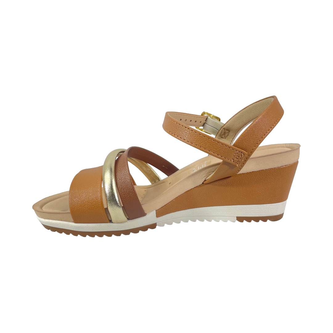 SANDALIAS MODARE CAMEL MUJER | 7123.147.29734-102640-3