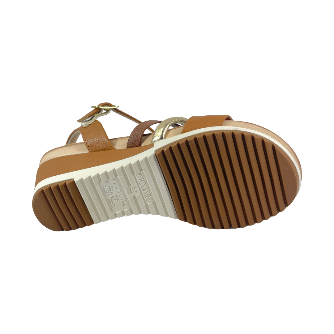 SANDALIAS MODARE CAMEL MUJER | 7123.147.29734-102640-5