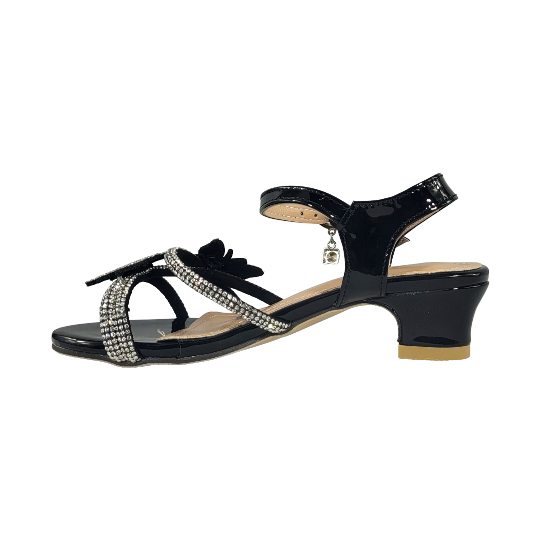 SANDALIAS DE FIESTA AGUXI NEGRO NIÑA | 117-4-3