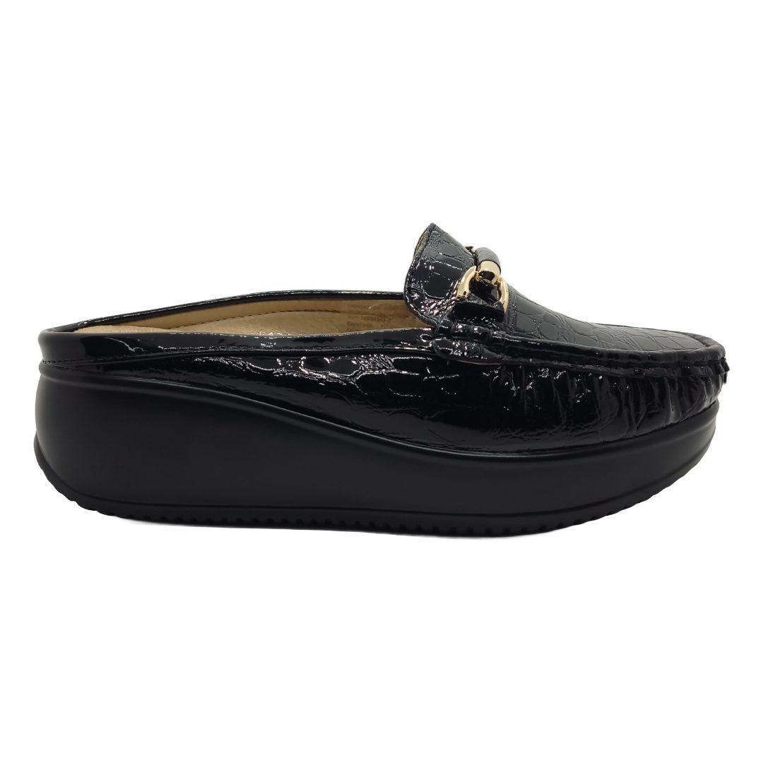 ZAPATOS DE DESCANSO ABIERTOS HUALUNAOTE NEGRO | H-125-0