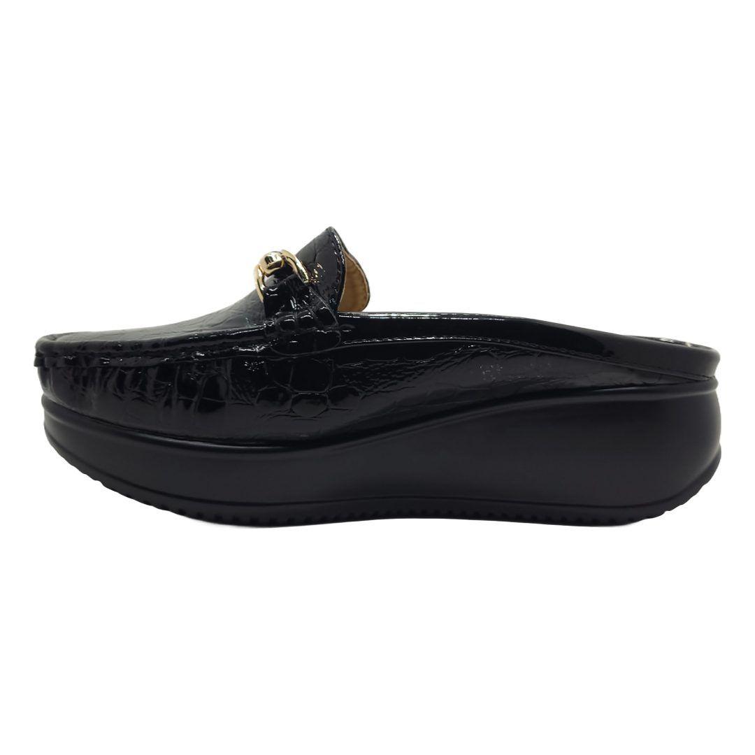 ZAPATOS DE DESCANSO ABIERTOS HUALUNAOTE NEGRO | H-125-1