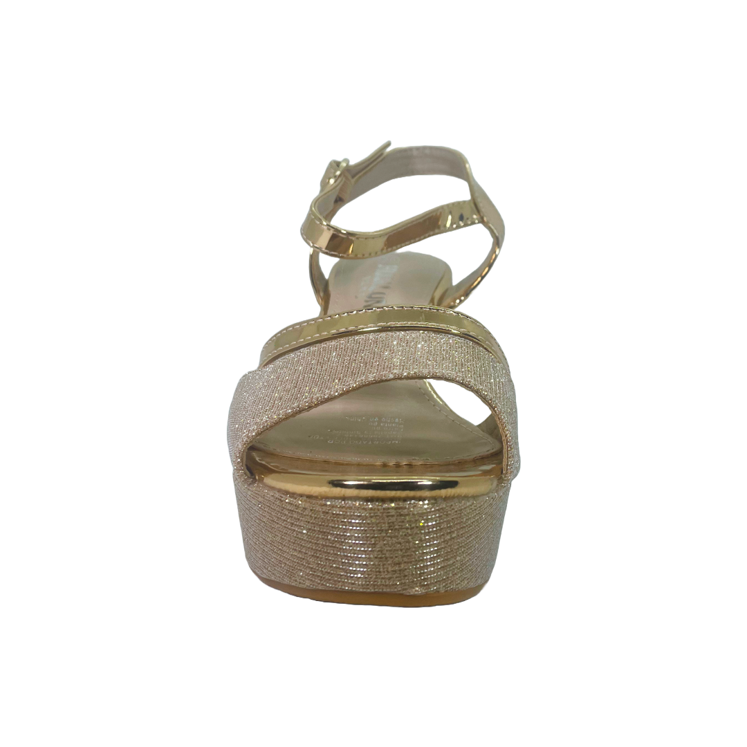 SANDALIAS DE FIESTA HUALUNAOTE CHAMPAGNE | R127-2