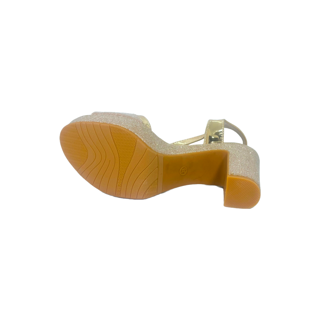 SANDALIAS DE FIESTA HUALUNAOTE CHAMPAGNE | R127-4