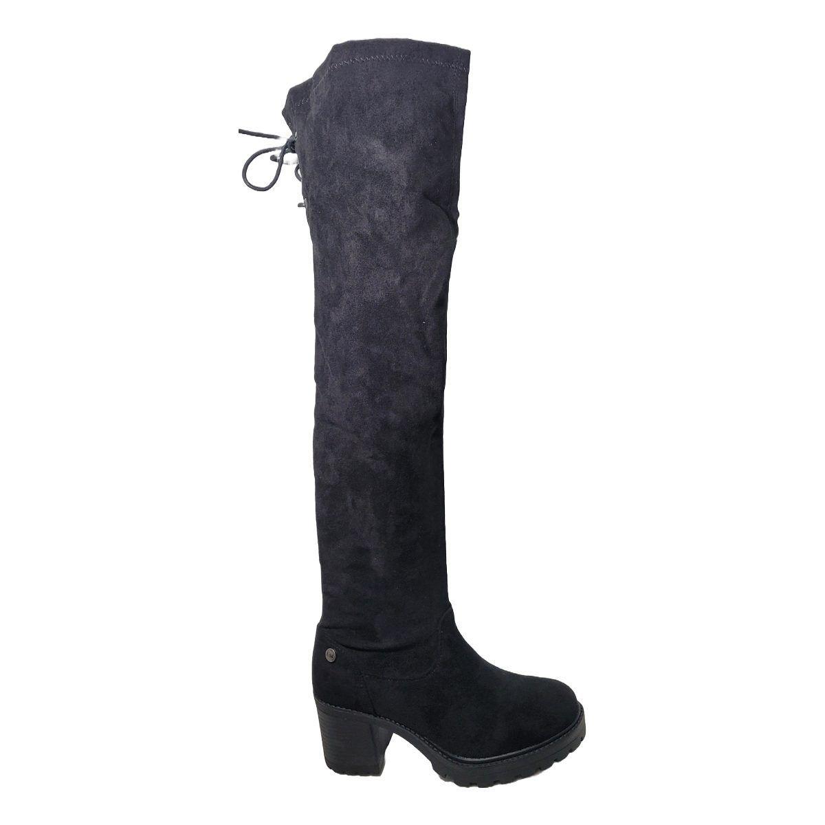 BOTAS BOTELI DE GAMUZA NEGRAS | R51-0