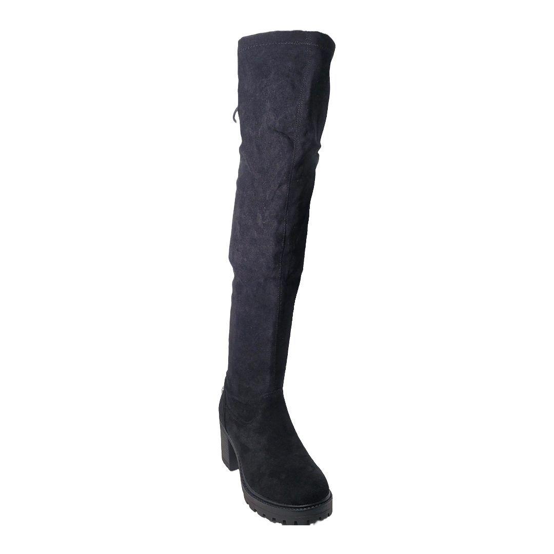 BOTAS BOTELI DE GAMUZA NEGRAS | R51-2