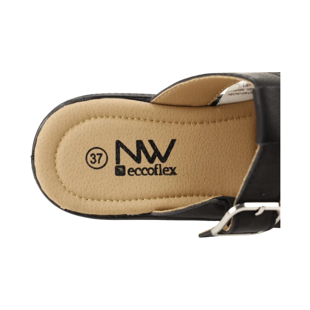 SANDALIAS NEW WALK SLIP ON BROCHE MUJER | FPU961-90-3