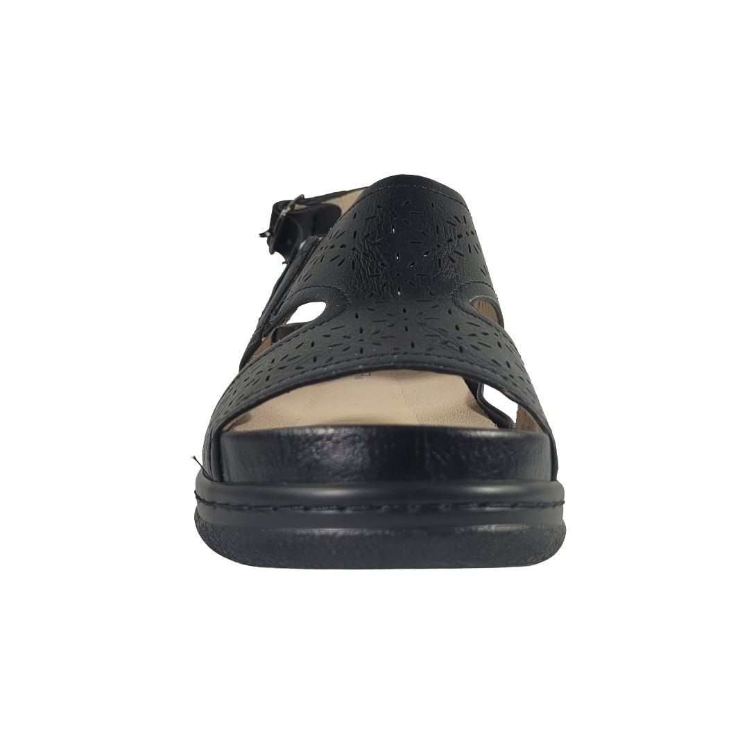 SANDALIAS PASSER NEGRO CASUAL MUJER | 0330-2
