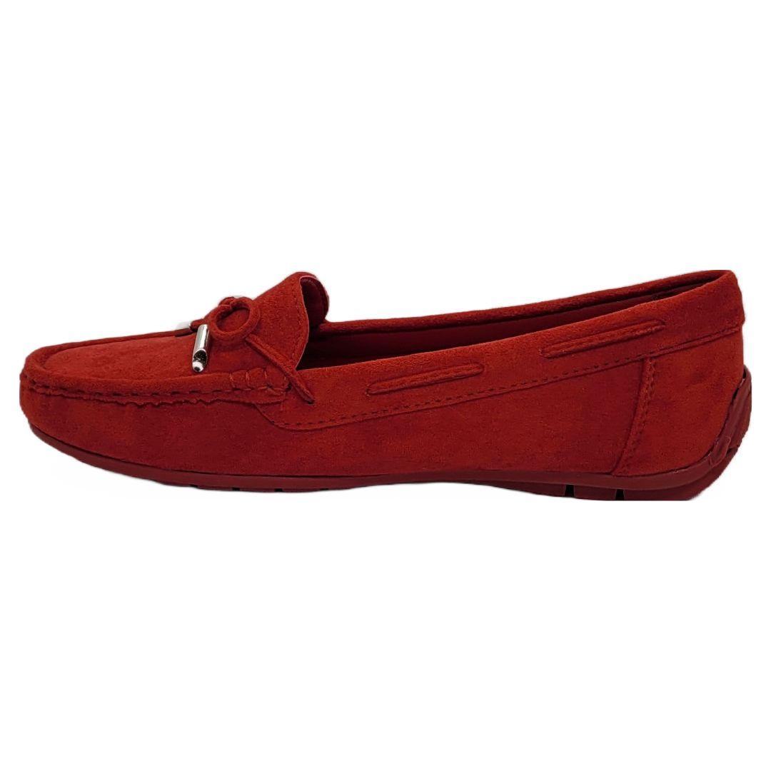 MOCASINES HUALUNAOUTE MUJER ROJO H-91-1