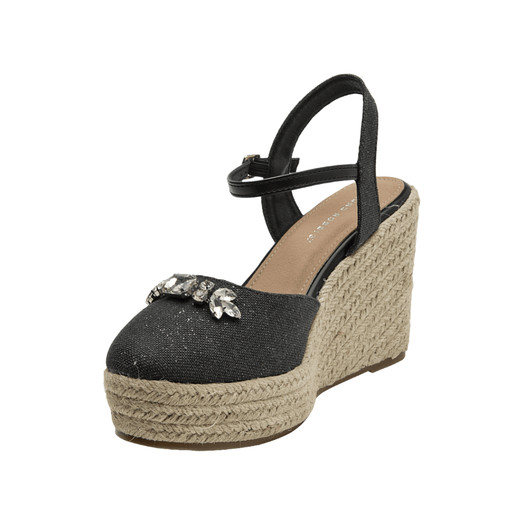 SANDALIAS DE FIESTA BRUNO ROSSI NEGRO MUJER BRM0073-3