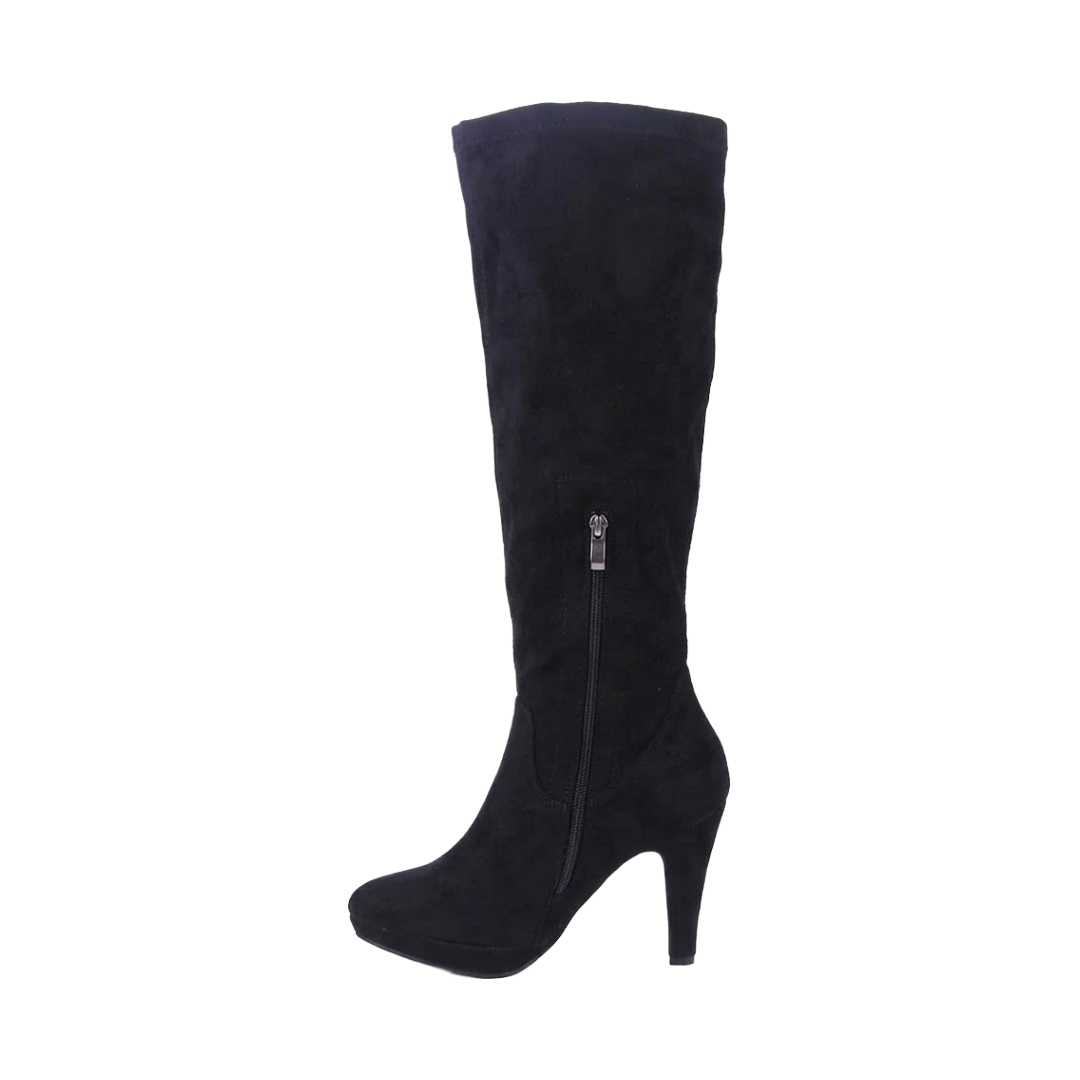 BOTAS CHALADA NEGRO CASUAL MUJER | 1-PLATAFORM-7-2