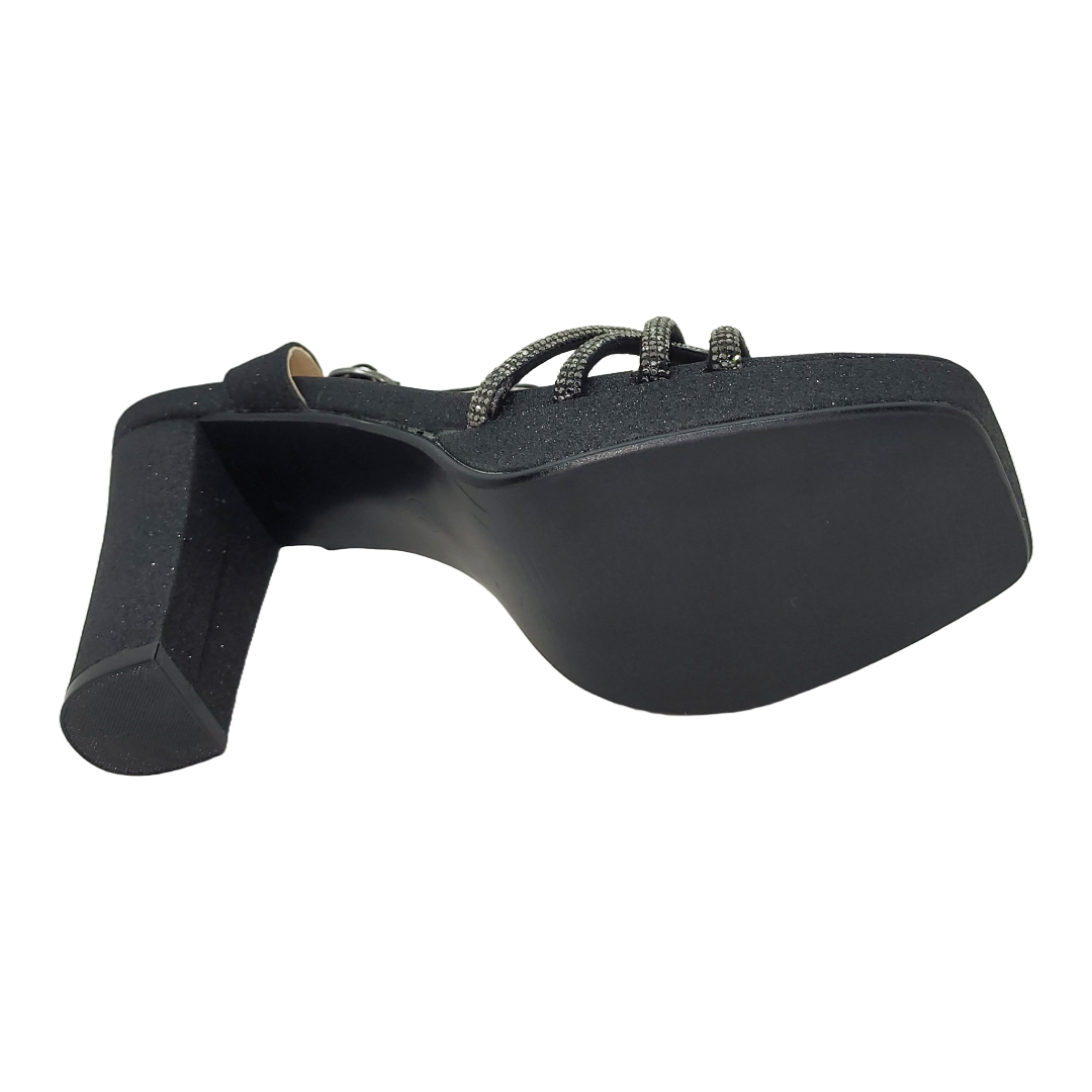 SANDALIAS DE FIESTA WEIDE NEGRAS | YOU851-2