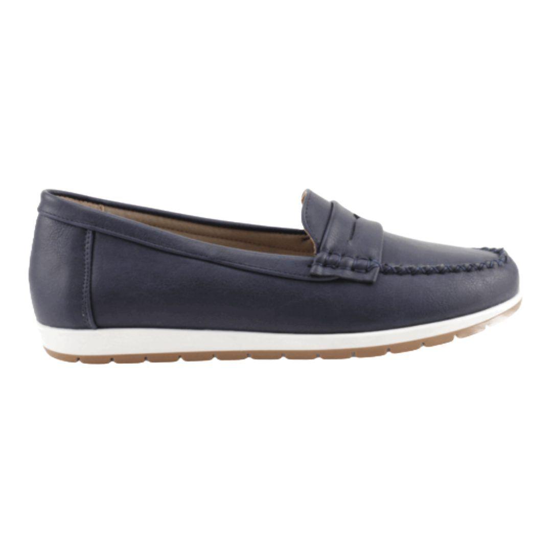 MOCASIN NEW WALK BIANCA AZUL MARINO | FM1240-70-0