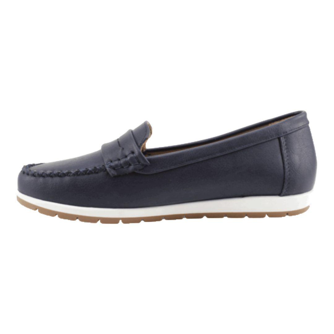 MOCASIN NEW WALK BIANCA AZUL MARINO | FM1240-70-1