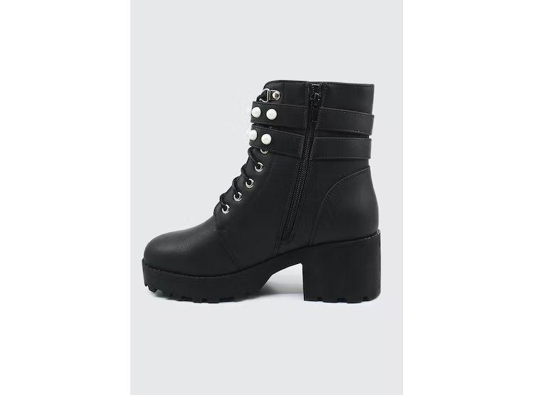 Botín Stylo Citrino Mujer Negro KX263819-2