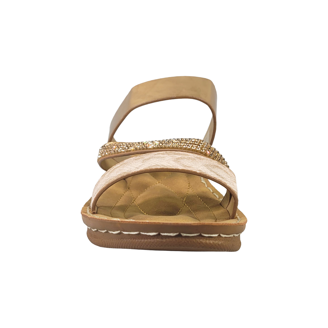 SANDALIAS AGUXI CHAMPAGNE MUJER | 6307-2