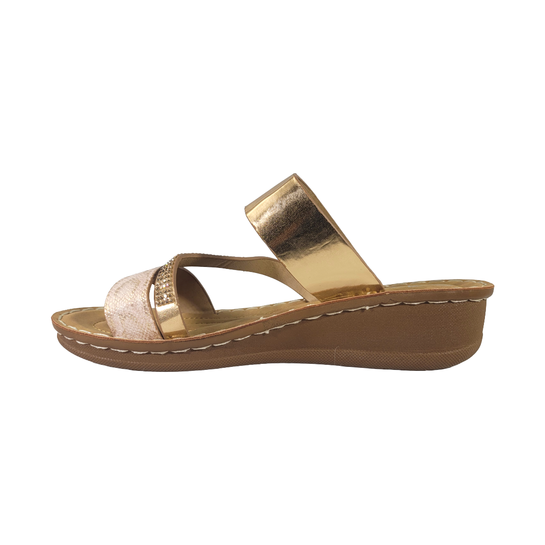 SANDALIAS AGUXI CHAMPAGNE MUJER | 6307-3
