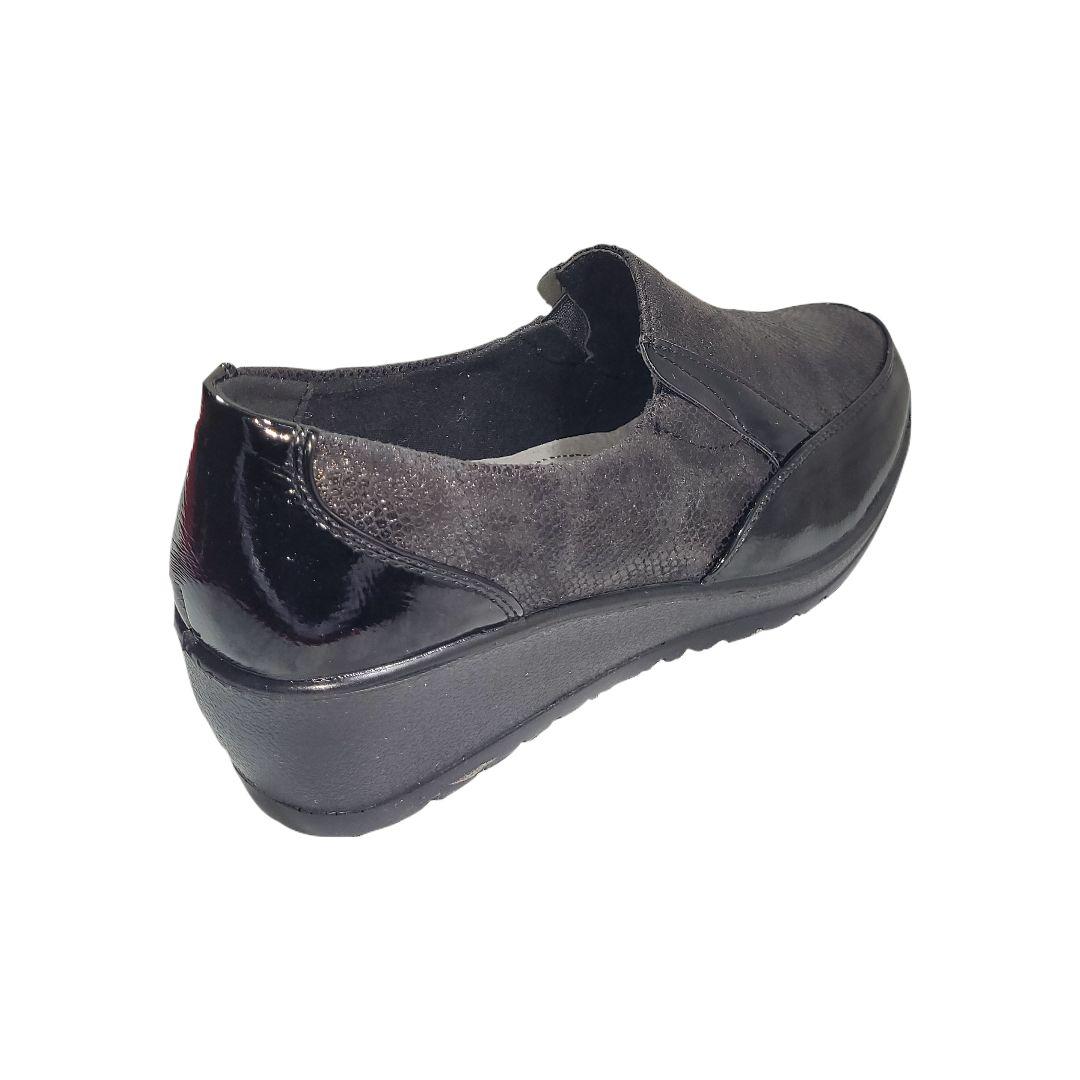Mocasin Begoña Negro WAG342W22-2