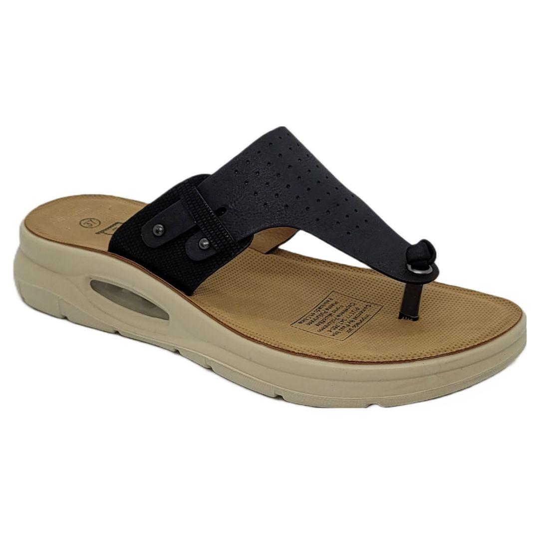 SANDALIA BY PASS NEGRO MUJER V22-Y1836-1A-0