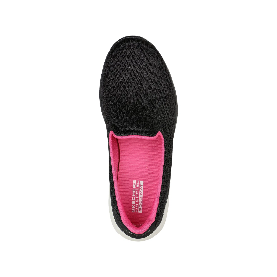 ZAPATILLAS URBANAS SKECHERS GO WALK 6 BIG SPLASH MUJER | 124508-BKHP-2