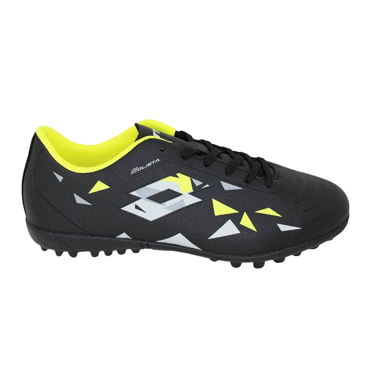 Zapatillas Baby Futbol Lotto Solista TF JR Negro J0105/1-0