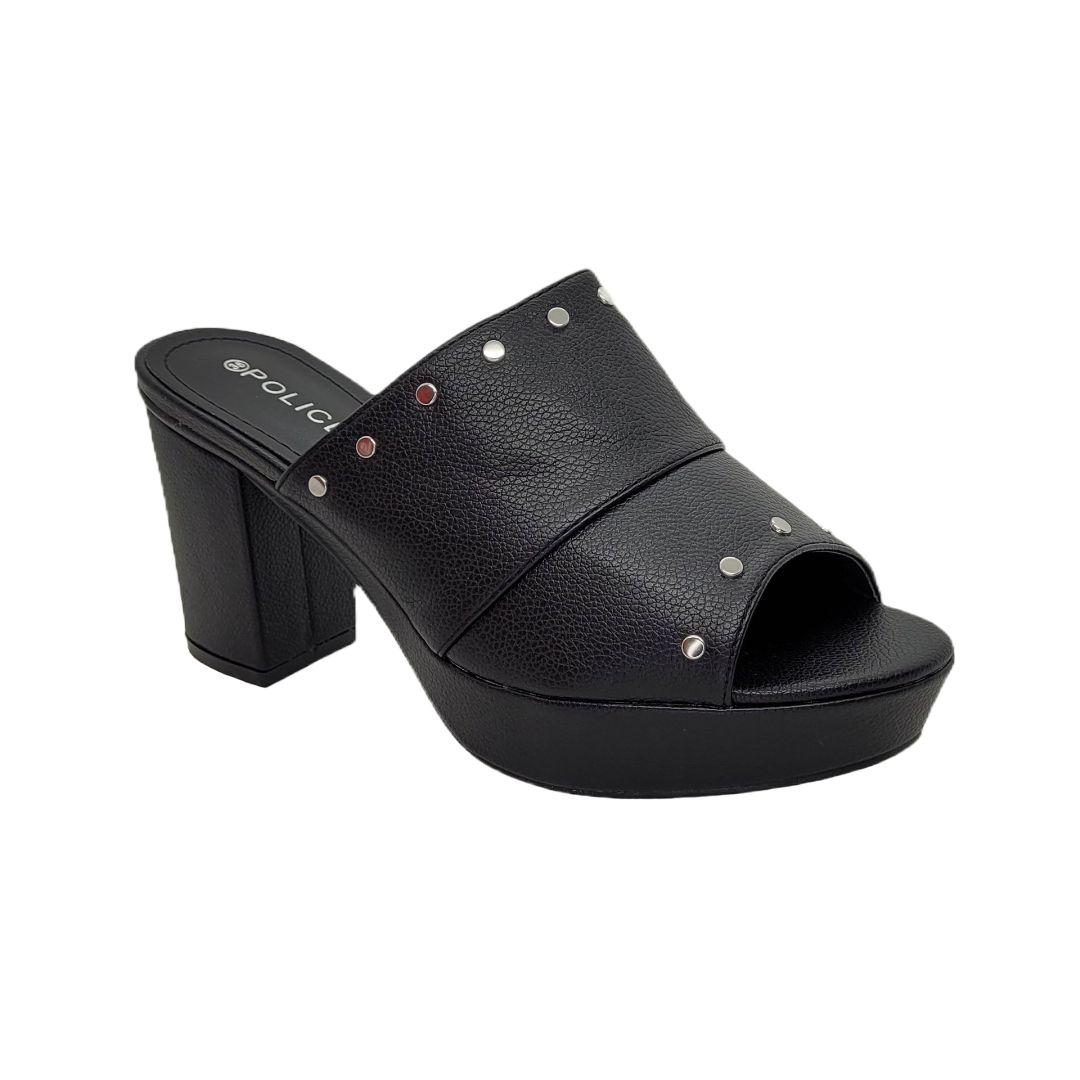 Sandalias Police Style Negro VR057-0