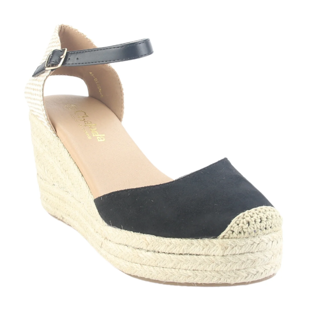 SANDALIAS DE FIESTA CHALADA NEGRO MUJER 45-DIJON-6-2