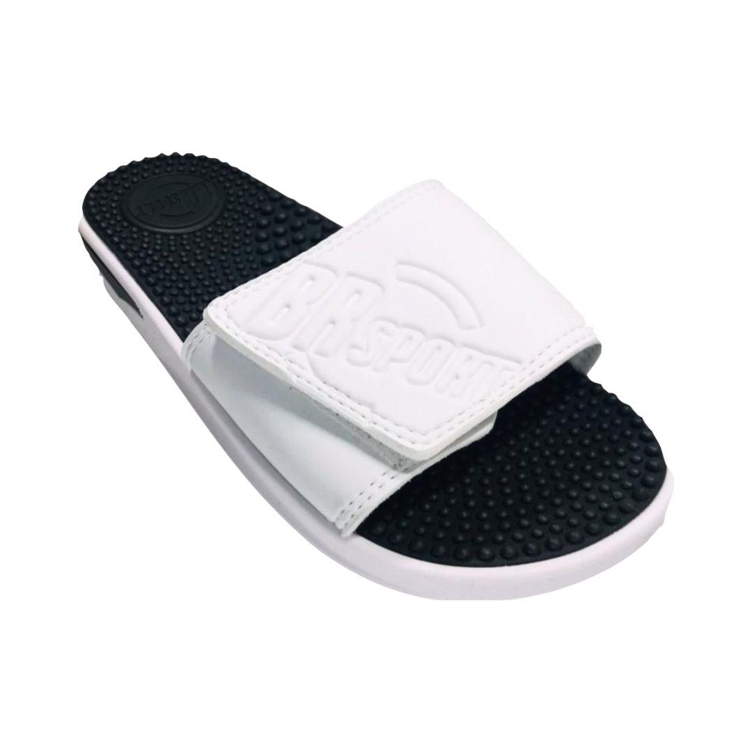 Sandalias tipo Slide Blancas/Negras Br Sport 2254.108.21189.16072-0