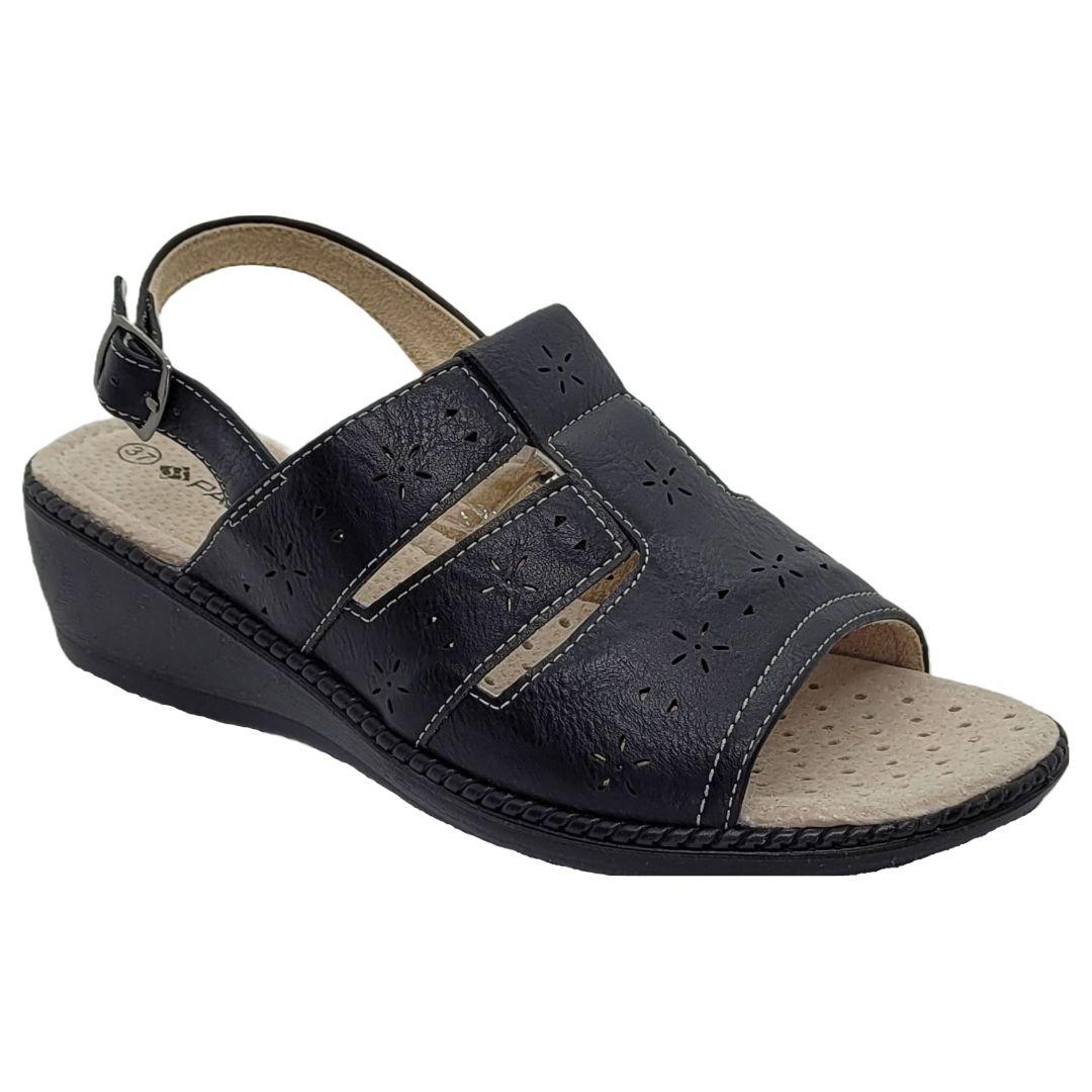 SANDALIA PASSER NEGRO MUJER 229-02-0