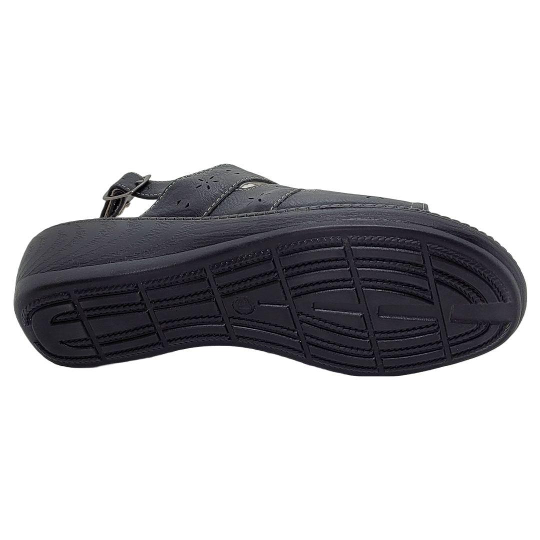 SANDALIA PASSER NEGRO MUJER 229-02-2