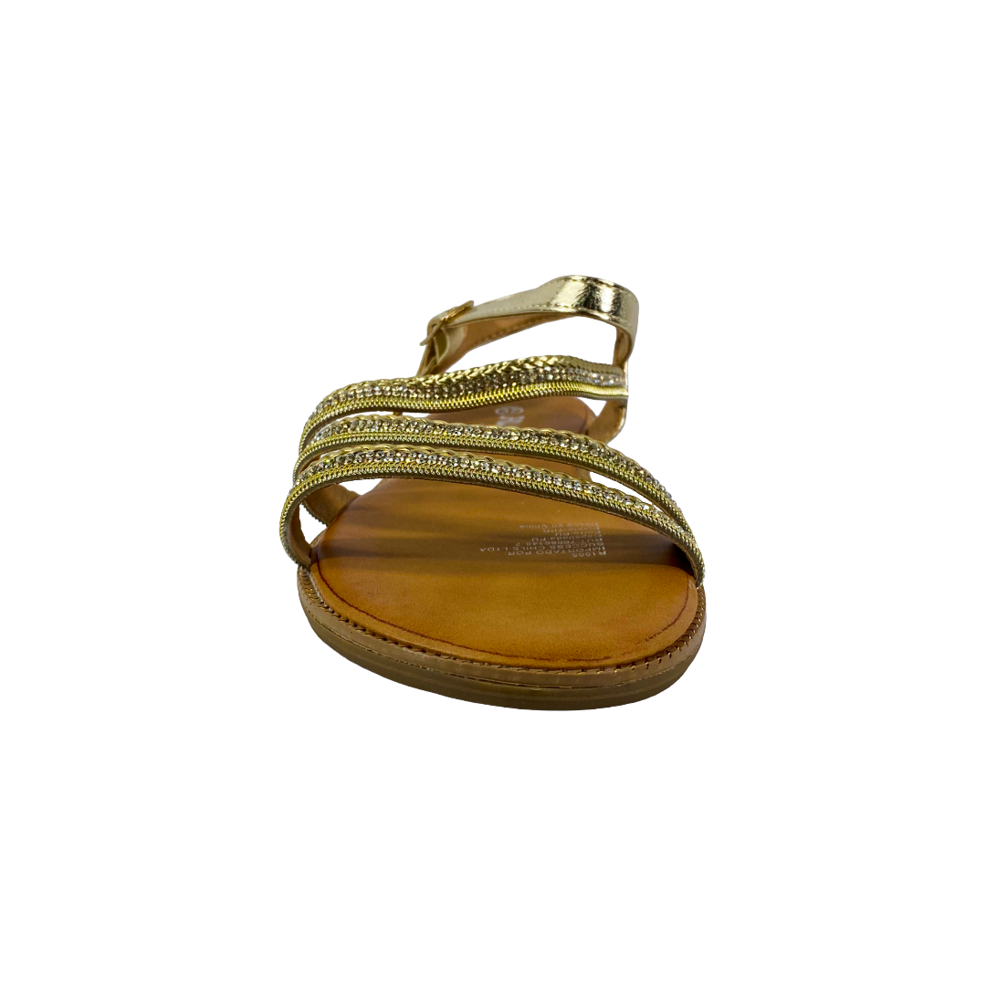 SANDALIAS HUALUNAOTE DORADO MUJER | R1905-2