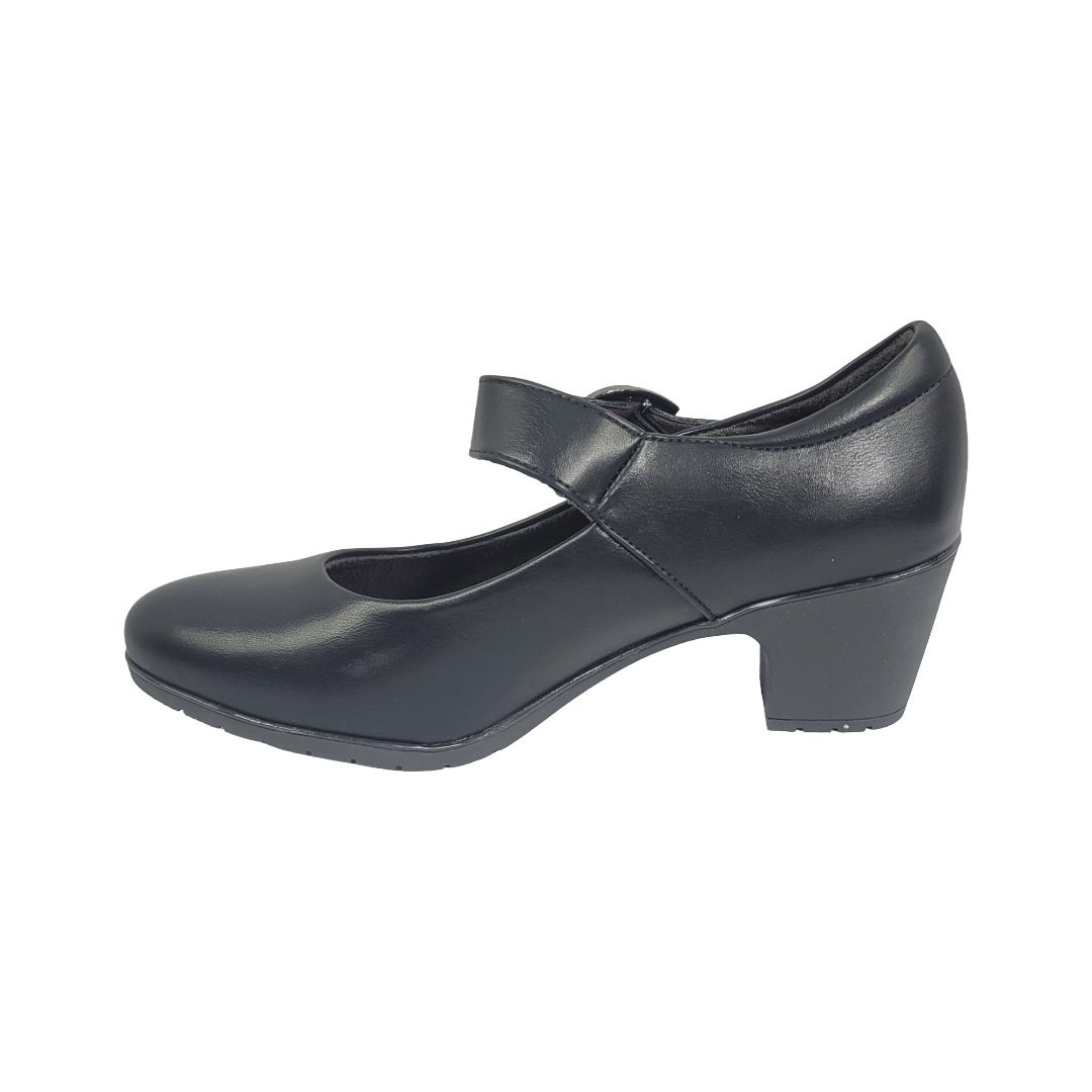 ZAPATOS DE CUECA HUALUNAOTE NEGRO MUJER A005-5
