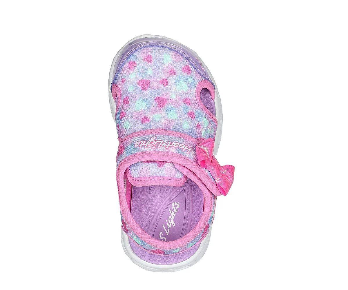 SANDALIAS SKECHERS HEART LIGHTS BEBES 303250N-PKLV-3