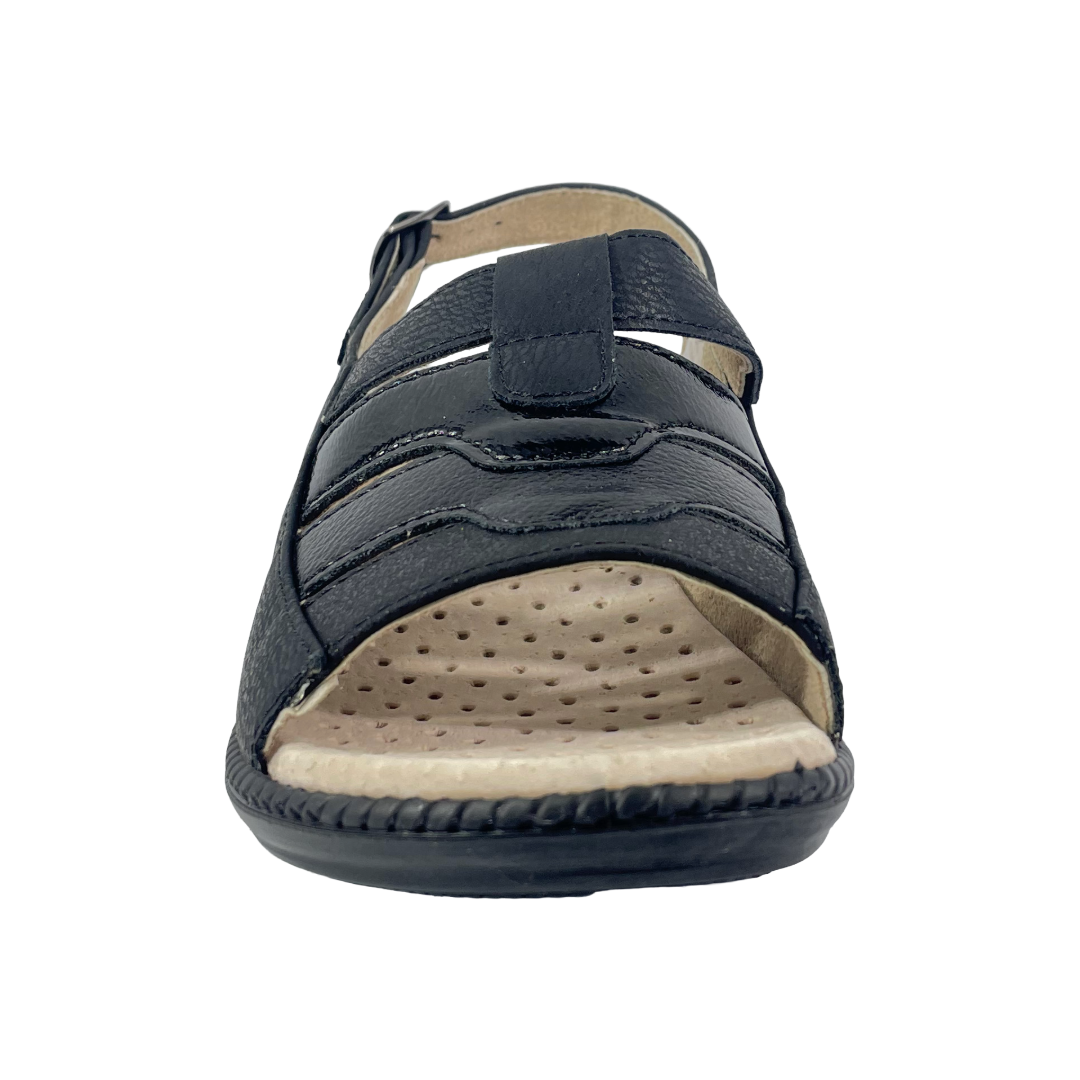 SANDALIAS PASSER NEGRO MUJER | 019-02-2