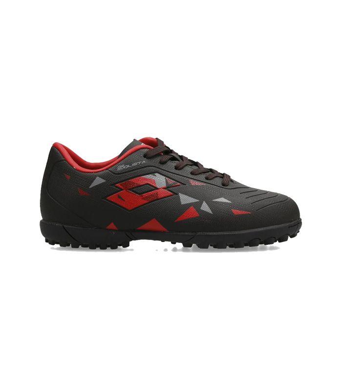 Zapatos de Fútbol Lotto Solista TF Black/Red Adulto J0319-0