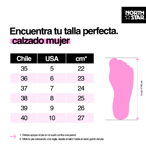 ZAPATILLAS ESCOLARES MUJER NORTH STAR BTS | 589-6838-5