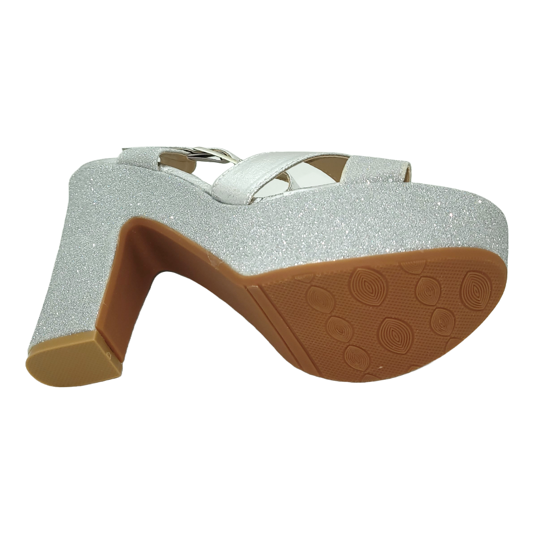 SANDALIAS DE FIESTA WEIDE PLATEADAS (MUJER) | YOU176-4
