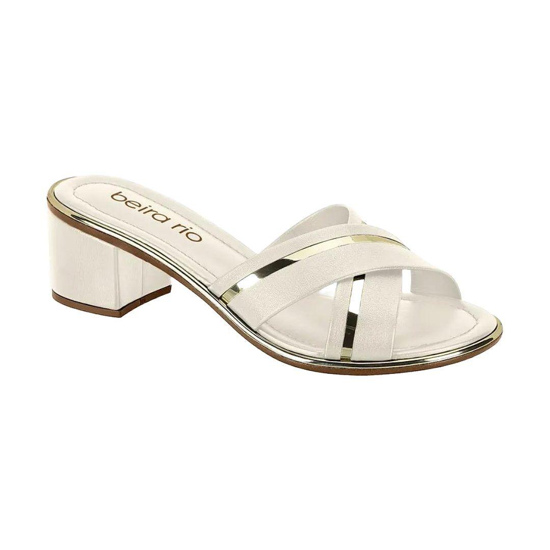 Sandalia Beira Rio White 8379.242.15219-35432-0