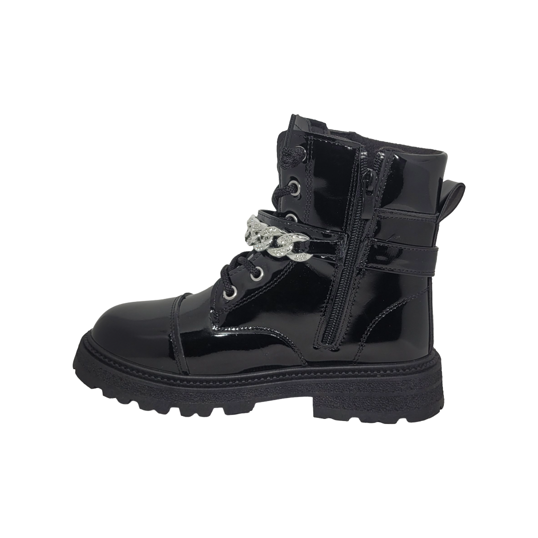 BOTINES MD BLACK INFANTIL 3C08-2