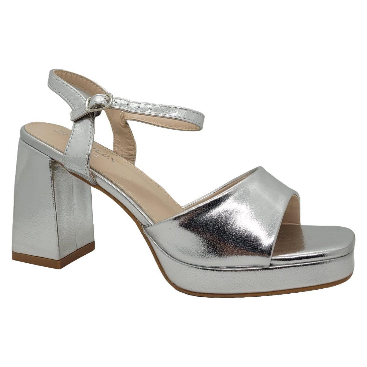 SANDALIAS DE FIESTA HUALUNAOTE SILVER | T2133-2