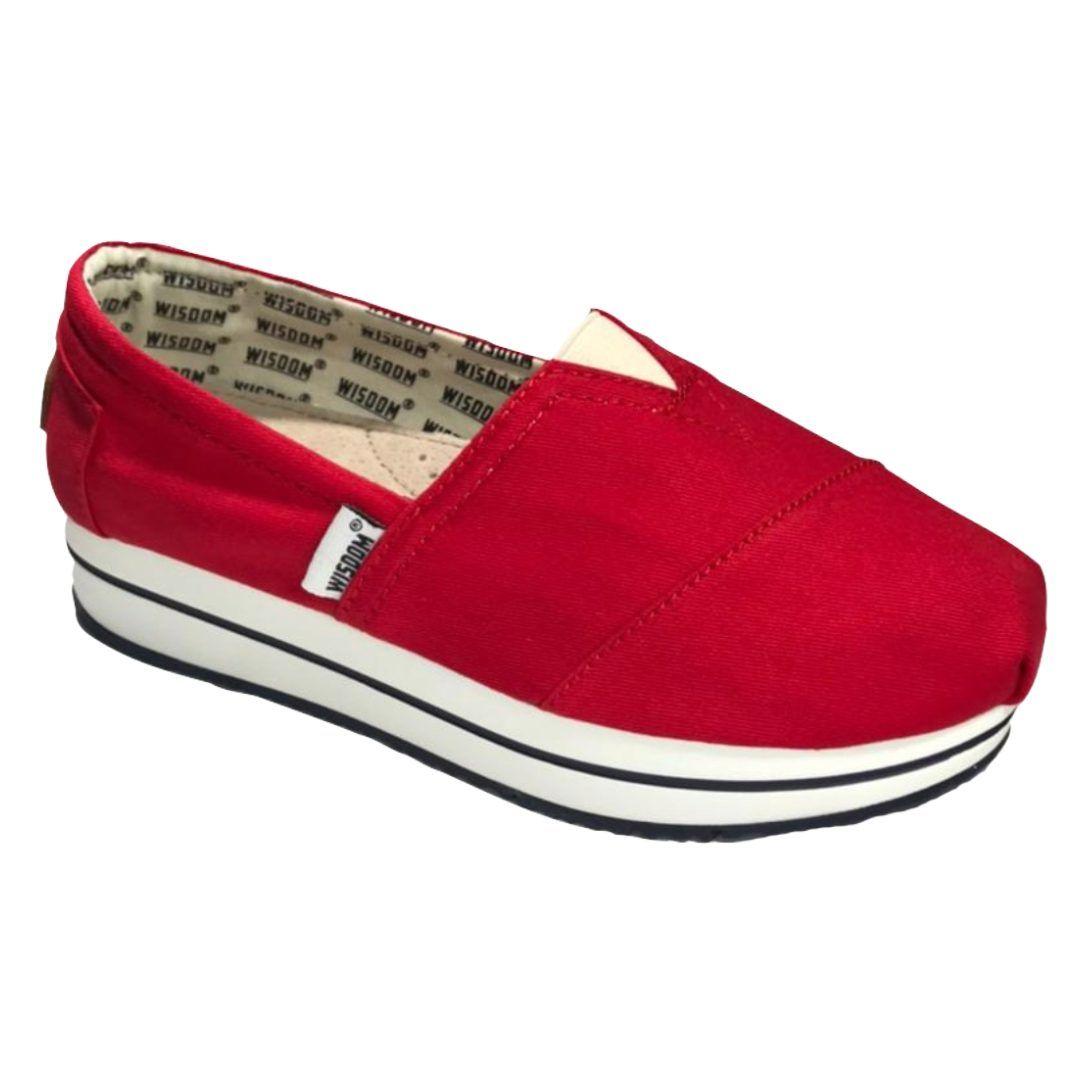 ALPARGATAS WISDOM ROJO | W010-0