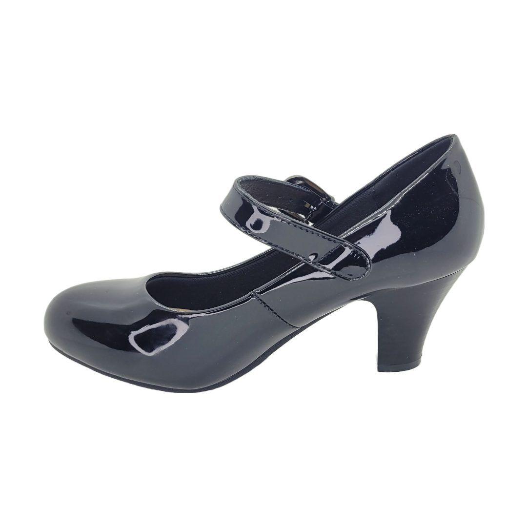 ZAPATOS ALQUIMIA CUECA NEGRO CHAROL | 3334-2