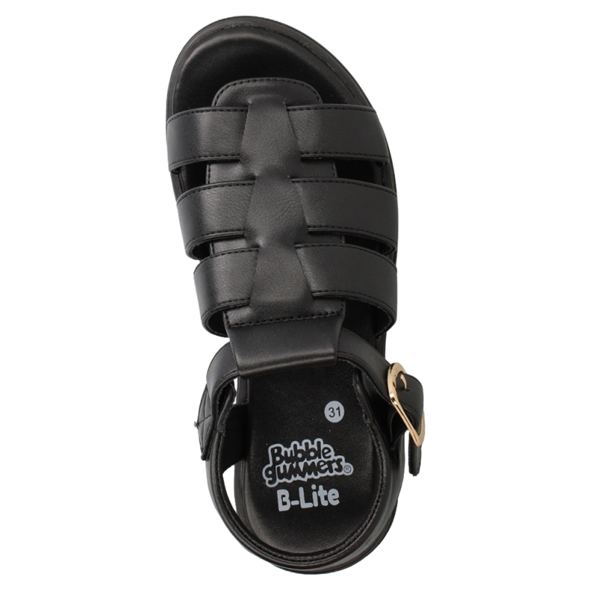 SANDALIAS BUBBLE GUMMERS DUNIA BLACCK | 461-6387-3