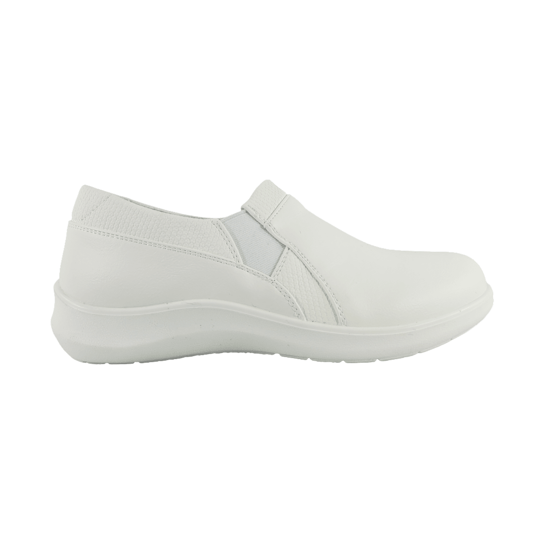 ZAPATOS DE SERVICIO PASSER BLANCO MUJER | 801-01-0